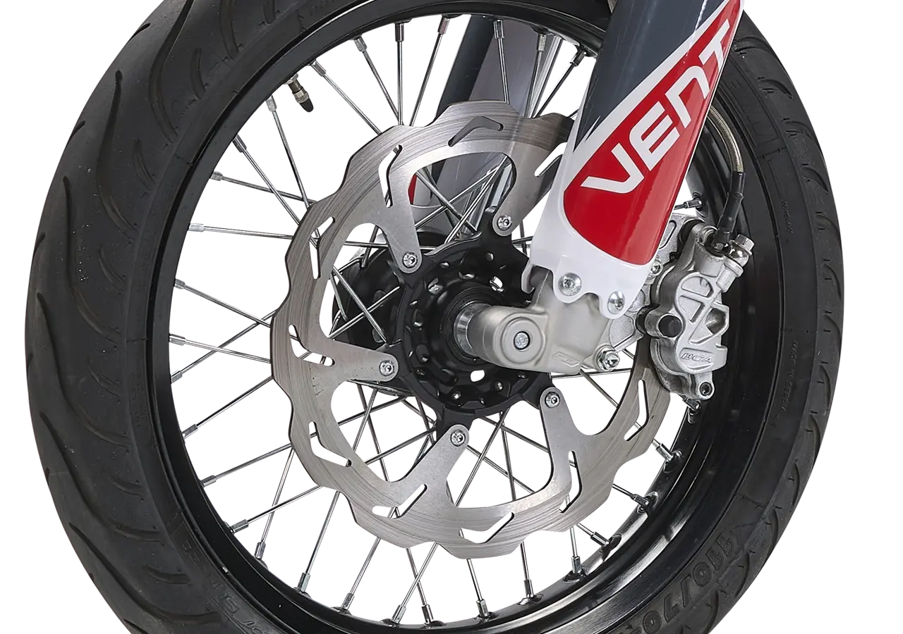 DERAPAGE RR 125 4T - Kraftvolle Bremsung