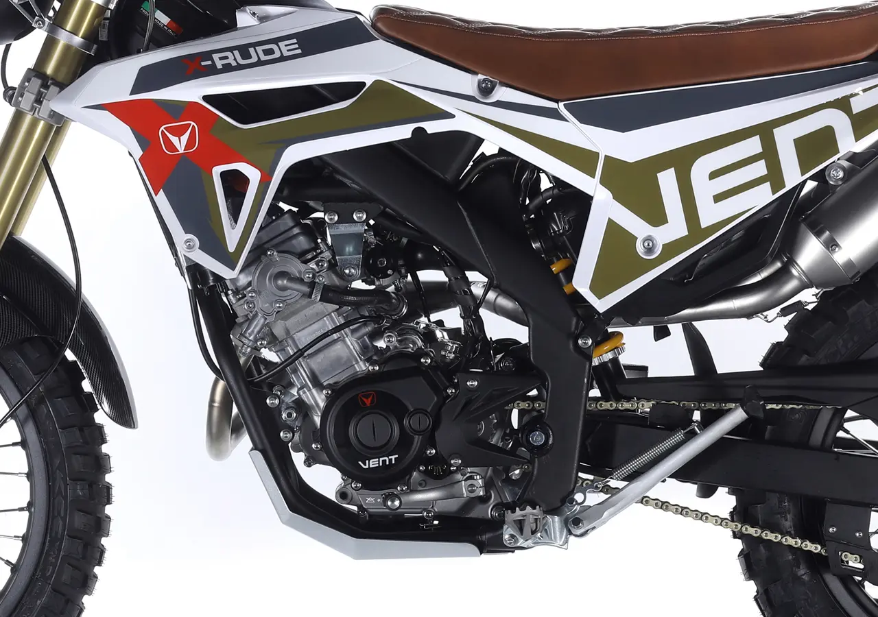 X-RUDE 125 - Stabiles Fahrwerk