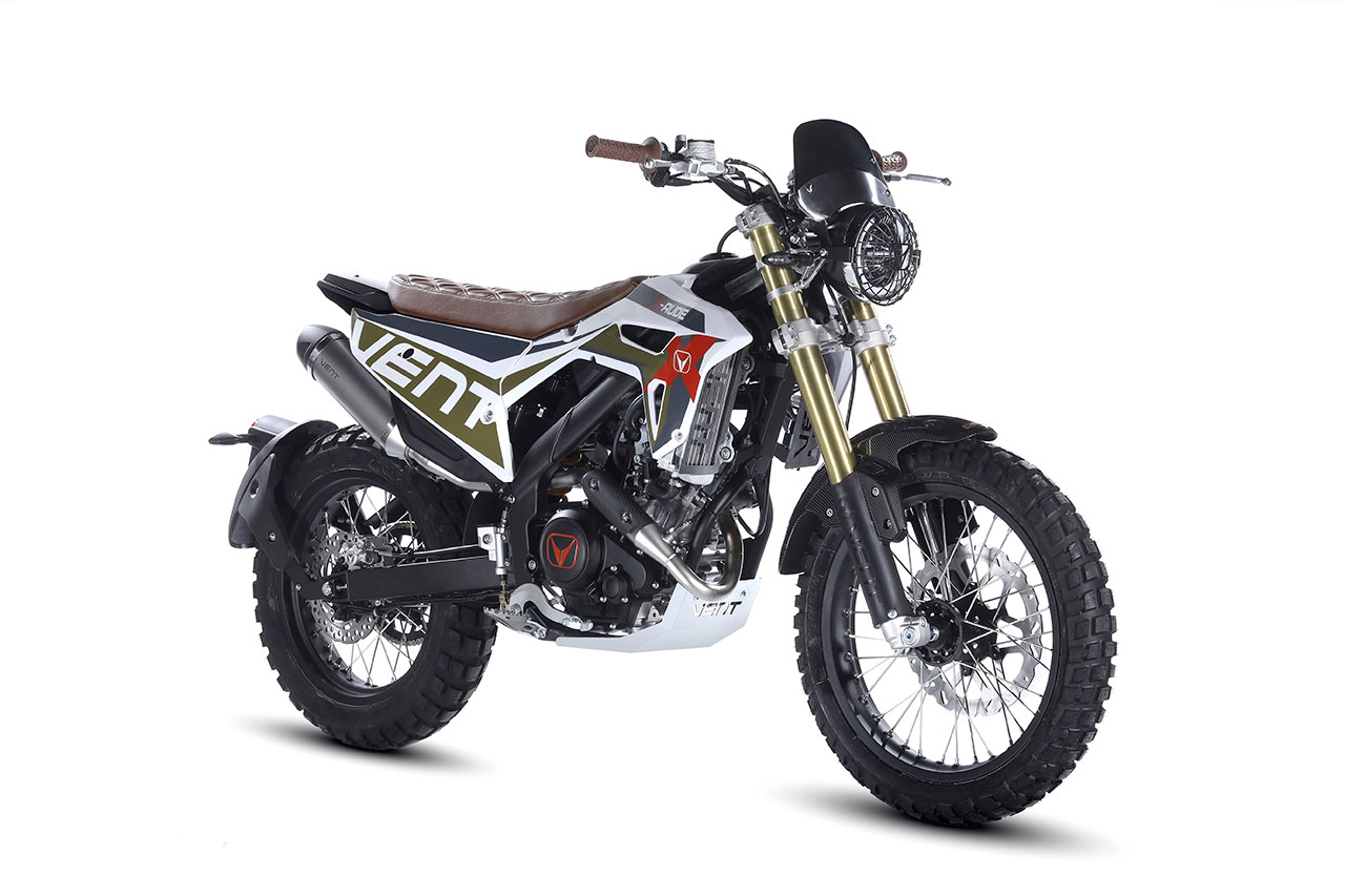 X-RUDE 125 - White - Green