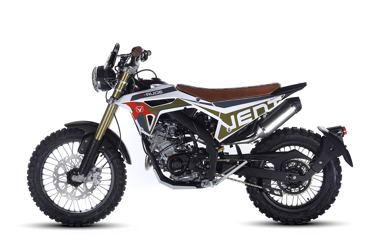 X-RUDE 125 - White - Green